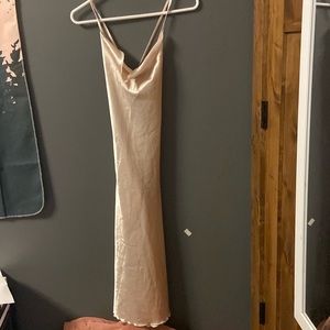 SHEIN silk midi dress